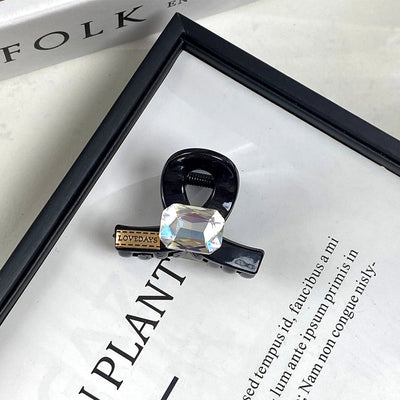 Women's Cute Sweet Simple Style Letter Flower Bow Knot Artificial Crystal Synthetic Resin Inlay Artificial Crystal Artificial Rhinestones Hair Clip