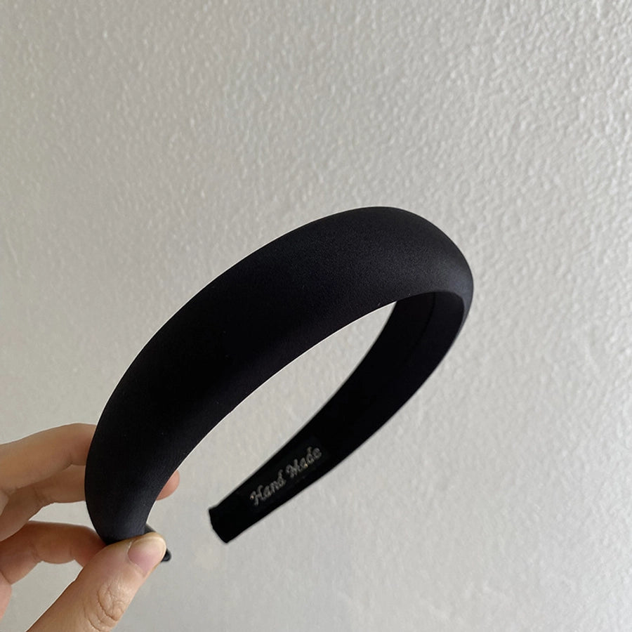 simple style solid color cloth handmade hair band 1 piece