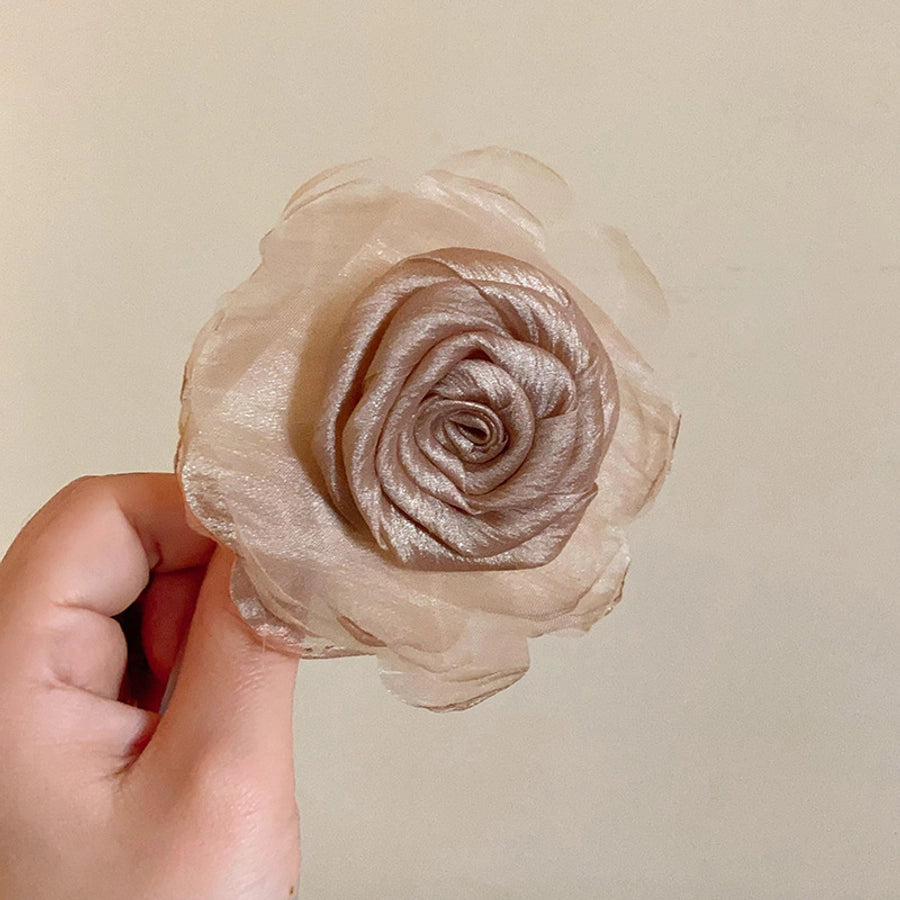 Women's Simple Style Classic Style Flower Cloth Hair Clip