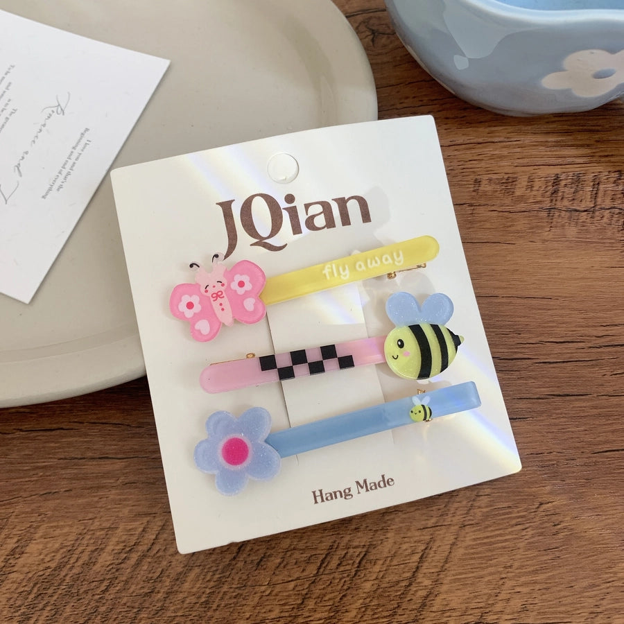 Women's Cute Cartoon Arylic Hair Clip