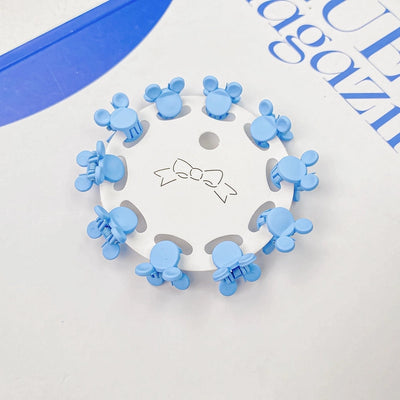 basic star flower plastic handmade hair claws