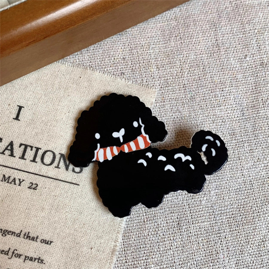 Women's Cartoon Style Cute Dog Arylic Hair Clip