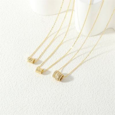 Jewelry Lady Simple Style Geometric Copper Zircon Necklace