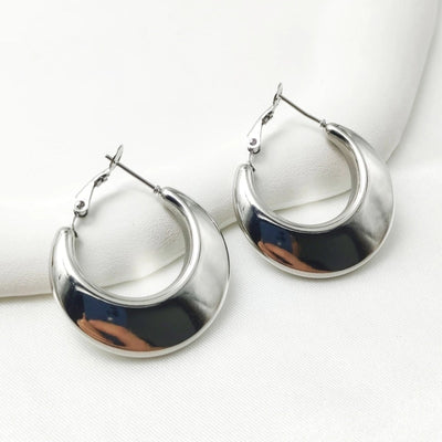 1 Pair Vintage Style Classic Style U Shape 304 Stainless Steel Earrings