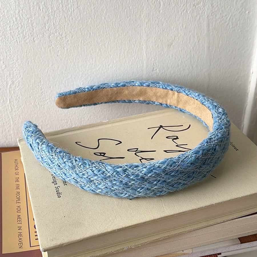 Women's Elegant Solid Color yarn Hair Band