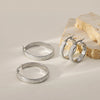 1 Pair Elegant Classic Style Circle 304 Stainless Steel Earrings