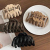 simple style solid color plastic hair claws