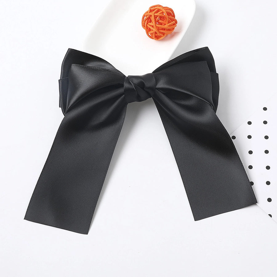 women's cute bow knot alloy cloth bowknot hair clip