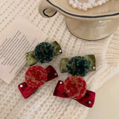 Women's IG Style Round Inlay Rhinestones Hair Clip