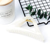 simple style triangle arylic stoving varnish hair claws 1 piece