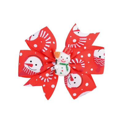 cute bow knot cloth hair clip