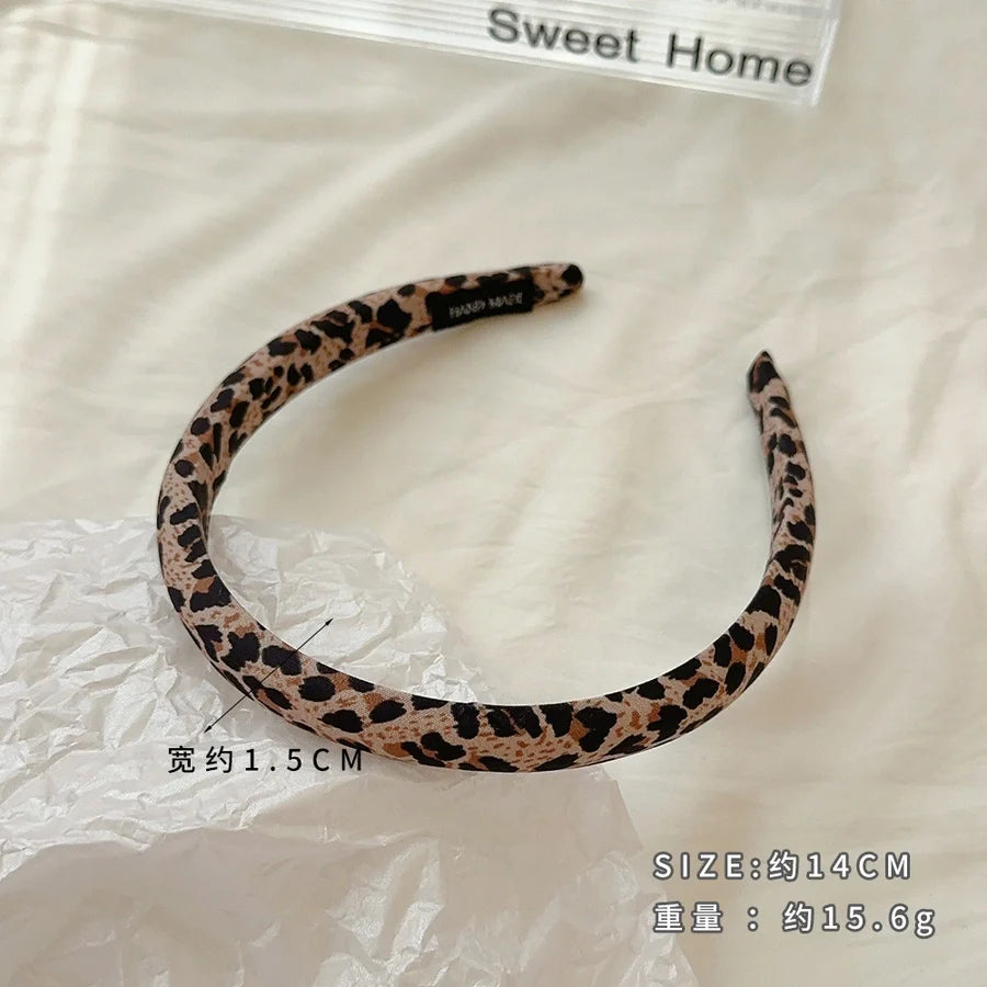 Sweet Streetwear Women's Leopard Cloth Hair Band