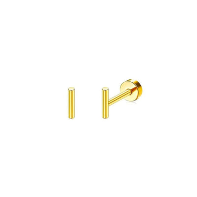 1 Piece Casual Formal Simple Style Star 316 Stainless Steel  Zircon 14K Gold Plated Ear Studs
