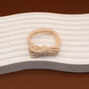 simple style solid color bow knot cloth bowknot hair tie