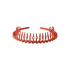 Women's Simple Style Solid Color Plastic Stoving Varnish Hair Band