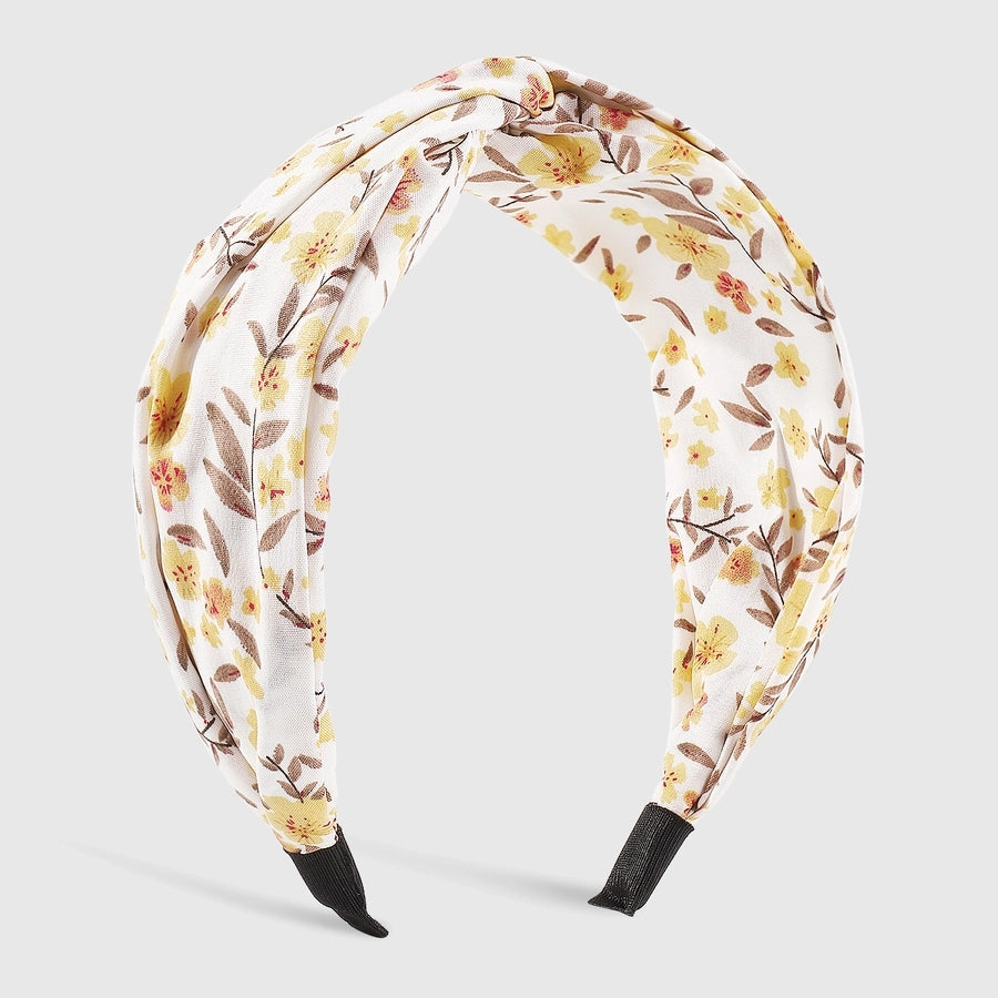 women's bohemian beach ditsy floral cloth printing hair band