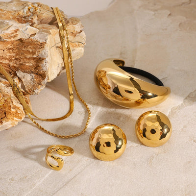 Jewelry Simple Style Classic Style Holiday 304 Stainless Steel Jewelry Set