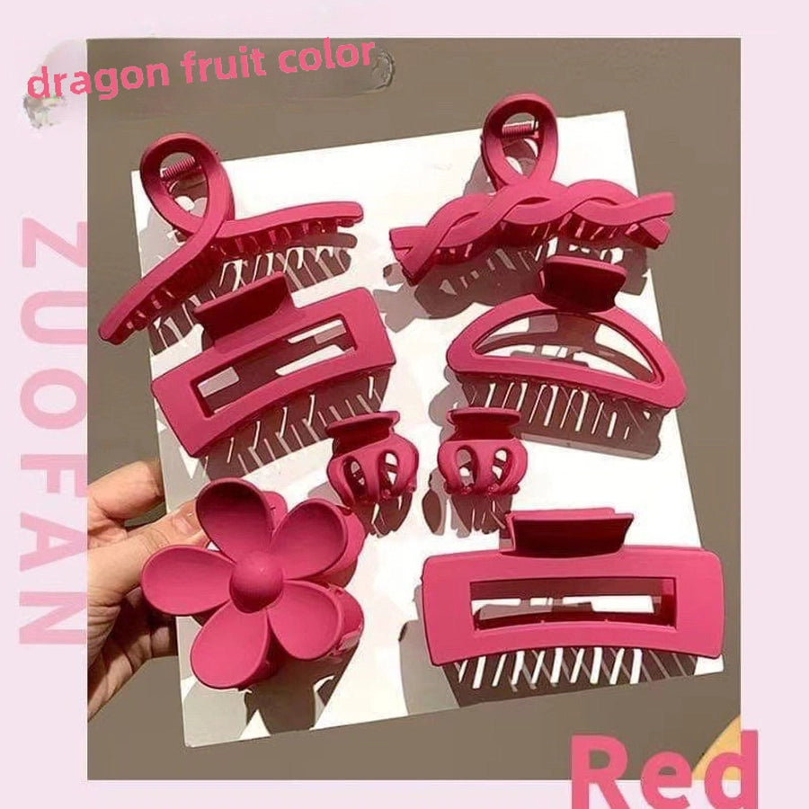 Spring and summer new 67-piece set hairpin combination hair accessories grab clip hair ring simple temperament head rope hair clip high ponytail grab