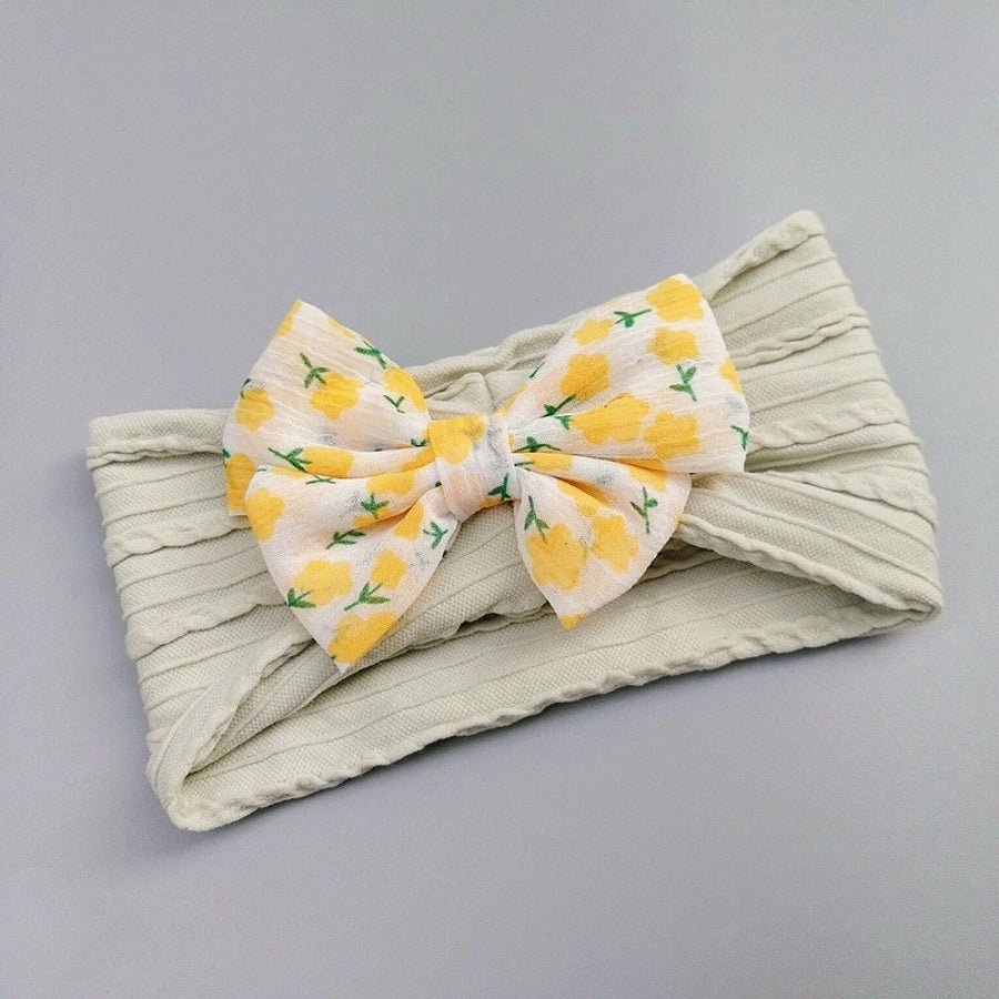 Kid'S Japanese Style Bow Knot Nylon Cloth Hair Band