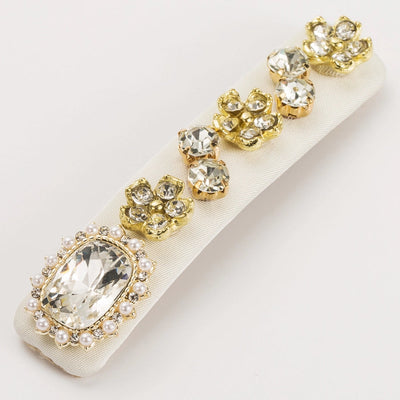 Women's Casual Vacation Classic Style Flower Alloy Inlay Glass Hair Clip