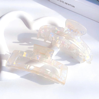 Mermaid Ji acetate hairpin female  back head bath pan head grip elegant temperament shark clip headdress