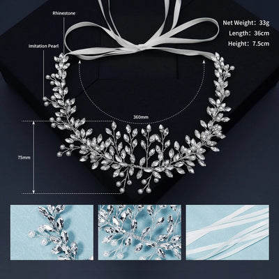 fashion handmade rhinestone headband