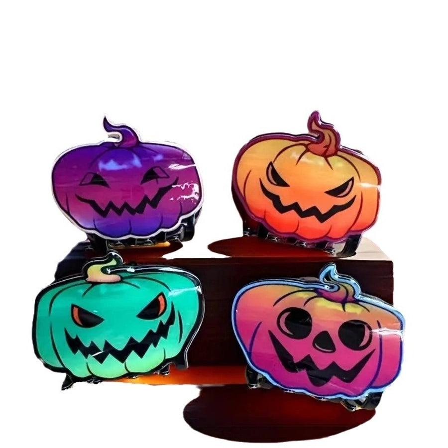 Halloween Hip-Hop Retro Funny Pumpkin PVC Holiday Daily