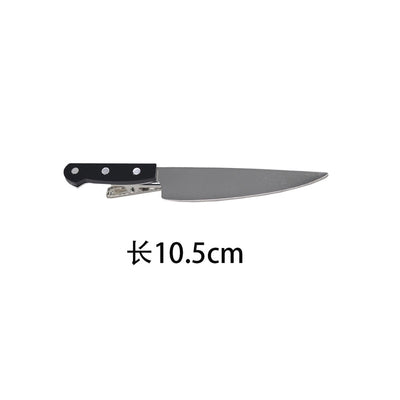 cool style knife alloy hair clip 1 piece