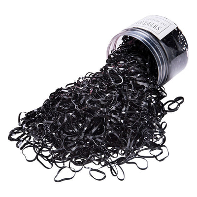 children's headdress rubber band hair tie black rubber band thickened hair rope