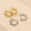 1 Pair Simple Style Classic Style Geometric Plating Copper Earrings