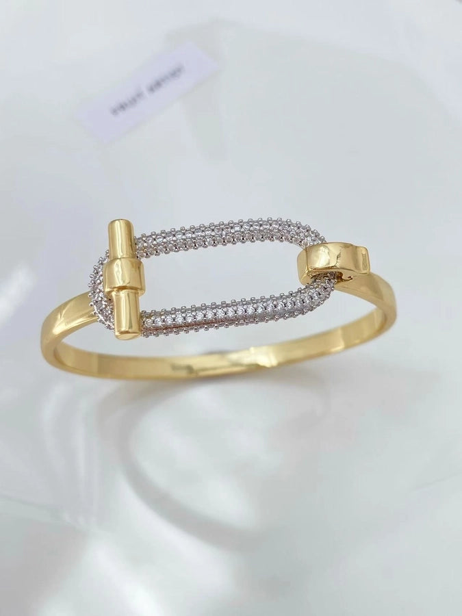 Jewelry Vintage Style Classic Style Geometric Copper Zircon Mixed Metal Rings Bracelets