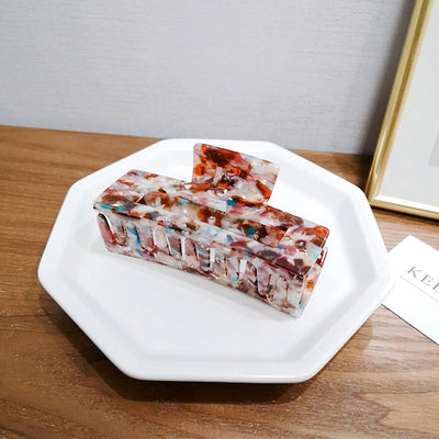 korean version leopard large temperament hair clip