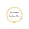 304 Stainless Steel Copper Letter Heart Shape Bracelets
