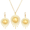 new sun jewelry suit women's  style blue eyes diamond necklace earrings Devil's Eye suit