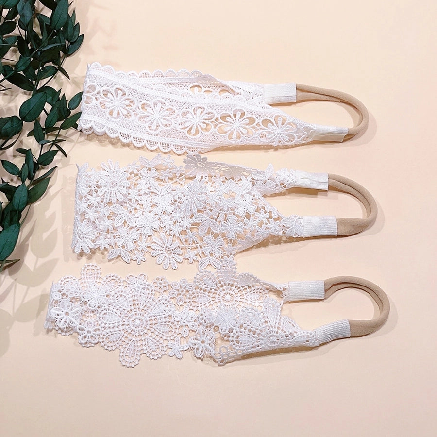 sweet flower cloth lace hair band