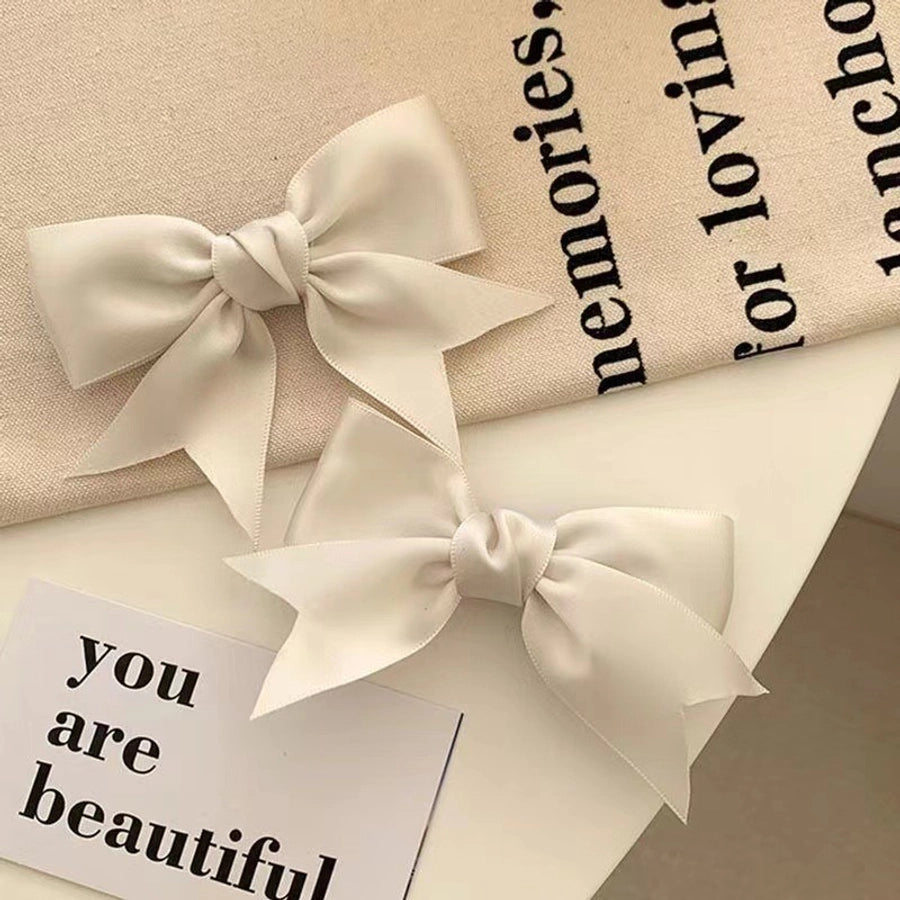 Knock Sweet Bow Hair Clip New Internet Celebrant Broken Hair Clip Bangs Clip Side Clip Cute Small Clip Headwear