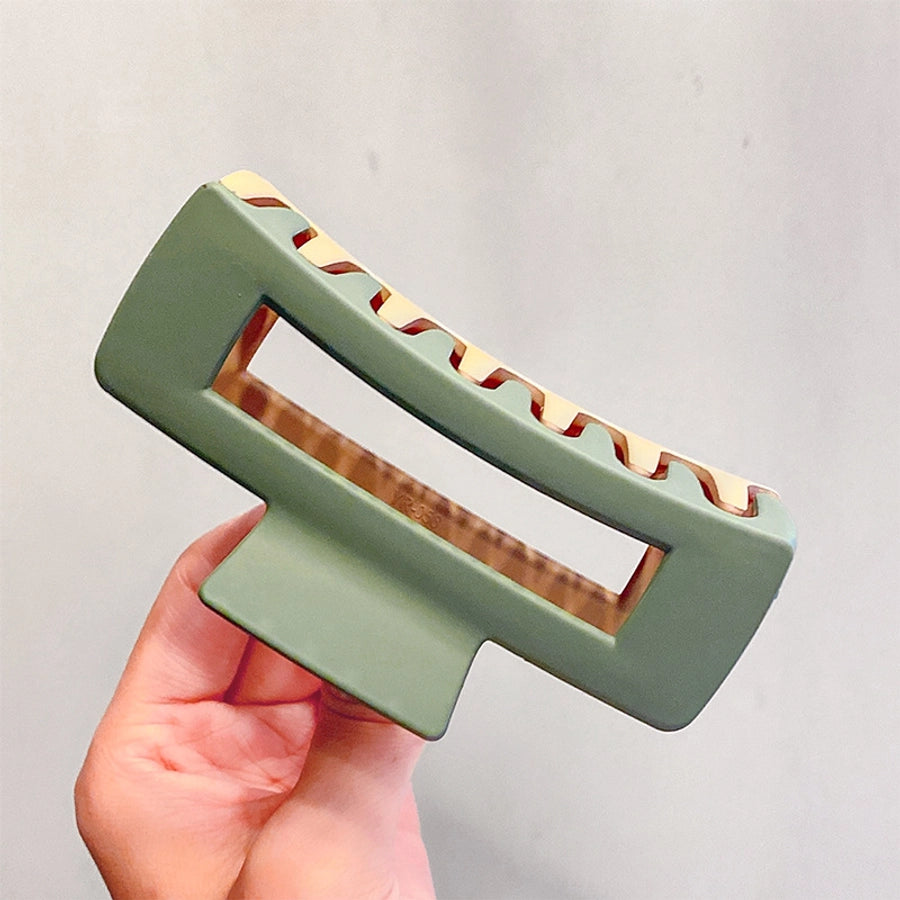 Women's Elegant Retro Commute Color Block Plastic Hair Claws