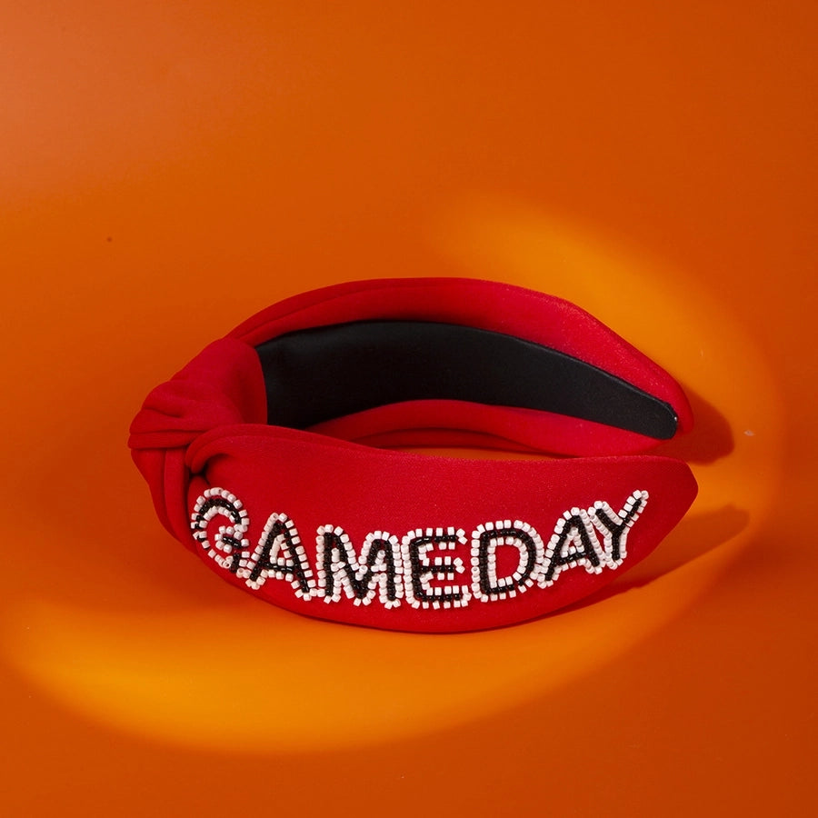 Women's Hip-Hop Retro Funny Letter Cloth Hair Band