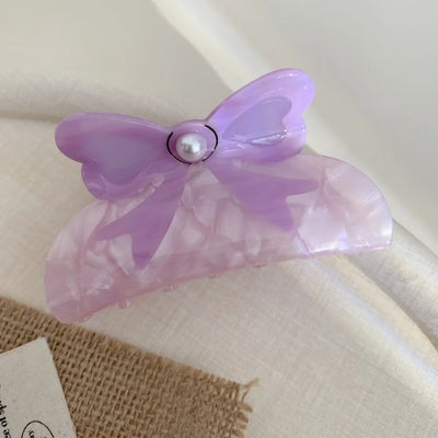 Women's Elegant Cute Luxurious Bow Knot Acetic acid sheets Hair Claws