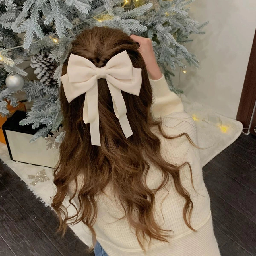 Women's Simple Style Classic Style Bow Knot Cloth Hair Clip