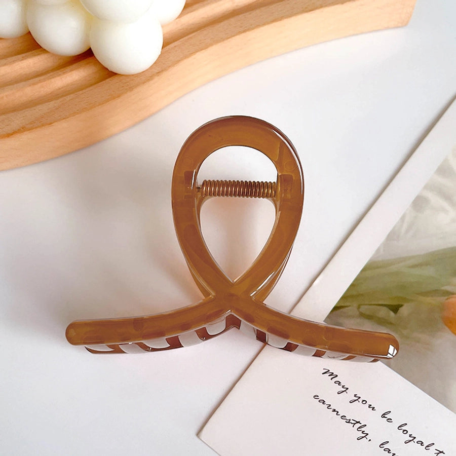 Mermaid Ji acetate hairpin female  back head bath pan head grip elegant temperament shark clip headdress