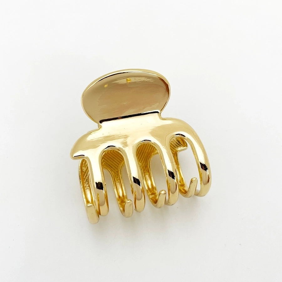 Women's Classic Style Solid Color Alloy Hair Claws