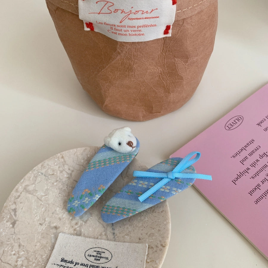 Women's Casual Elegant Streetwear Bow Knot Cloth Hair Clip Hair Band Hair Tie