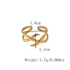 Jewelry Elegant Classic Style Geometric Simple Titanium Steel Open Rings