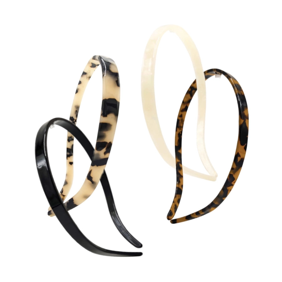 Women's Vintage Style Artistic British Style Leopard Acetic acid sheets Hair Band