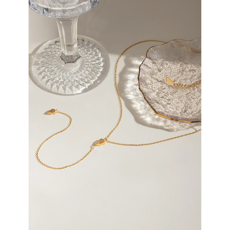 Jewelry Simple Style Letter 304 Stainless Steel Pendant Necklace