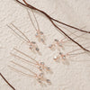 Antique U-shaped Hairpin Hair Accessories Simple Rhinestone Pin Hairpin Photography Portrait High-end Hair Hairpin
