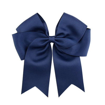 new korean ribbed satin fishtail double-layer bow hairpin