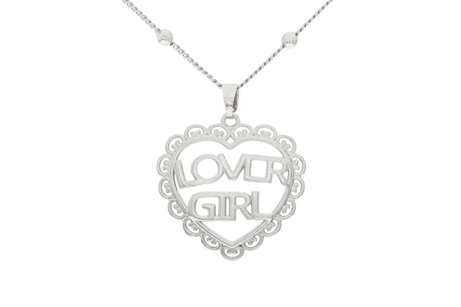 Jewelry Cute Heart Shape Copper Plating Pendant Necklace