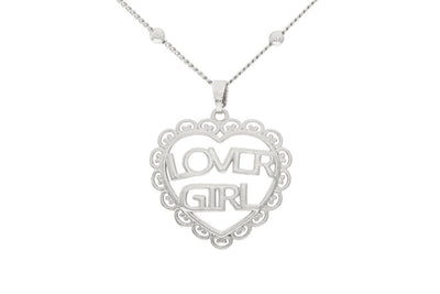 Jewelry Cute Heart Shape Copper Plating Pendant Necklace